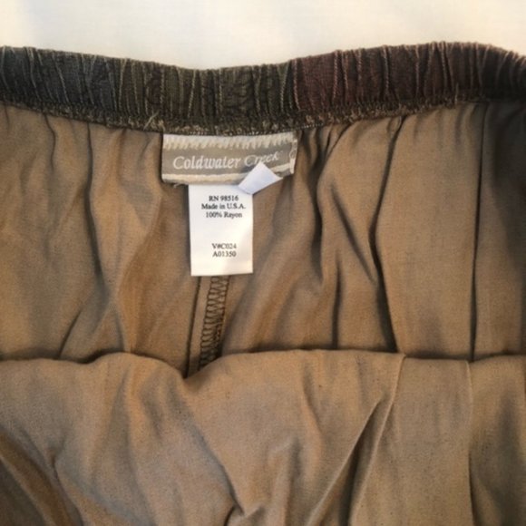 Coldwater Creek Long Patterned Skirt - Picture 3 of 5